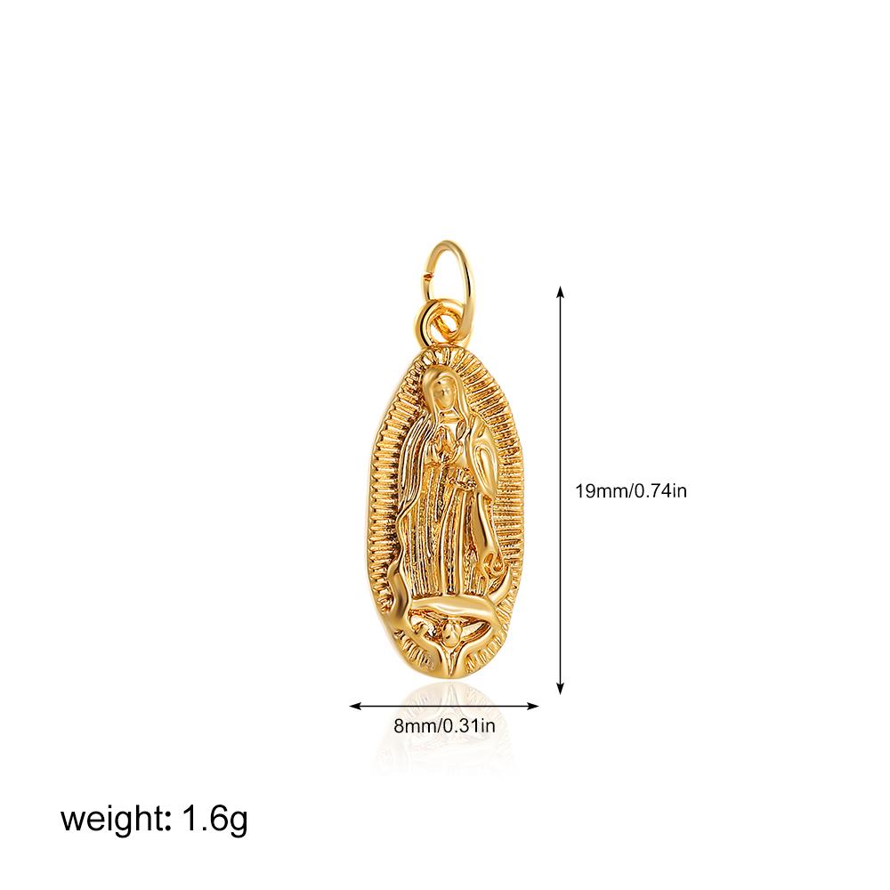 Dainty Sun Moon Star Cross Evil Eyes Multi-Symbol Pendant Necklace 18k Gold Plated Charms Birthstone Dainty DIY Zircon Gifts