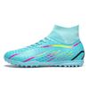 Новые футбольные бутсы мужские и женские высокие взрослые студенческие длинные шипы сломанные шипы игра на траве футбольные бутсы
