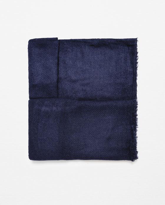 Однотонный шарф, свободный шарф для бороды, шаль, длинный шарф двойного назначения