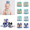 Prince Princess Photo Props Party Headdress Floral Headwear Crown Hair Band Baby Birthday Hat