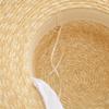 Summer Handmade Straw Wide Brim Long Ribbon Beach Fedoras Cap Women Leisure Panama Jazz Hat