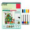 Creative Drawing Kit for Adults Trace-By-Groove Guided Coloring Book, Clear Artistic Printing with 20 Decorative Stress Relief Activity Scenes