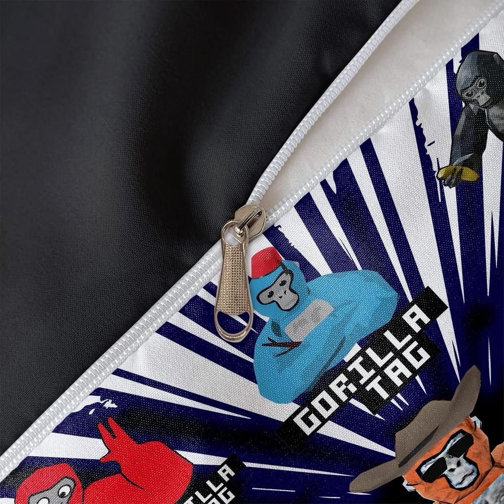 Игра Горилла Комплект постельного белья из трех предметов с 3D цифровой печатью Пододеяльник Покрывало