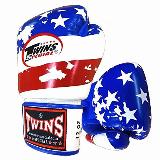 Twins Boxing Gloves Genuine Leather USA 14oz