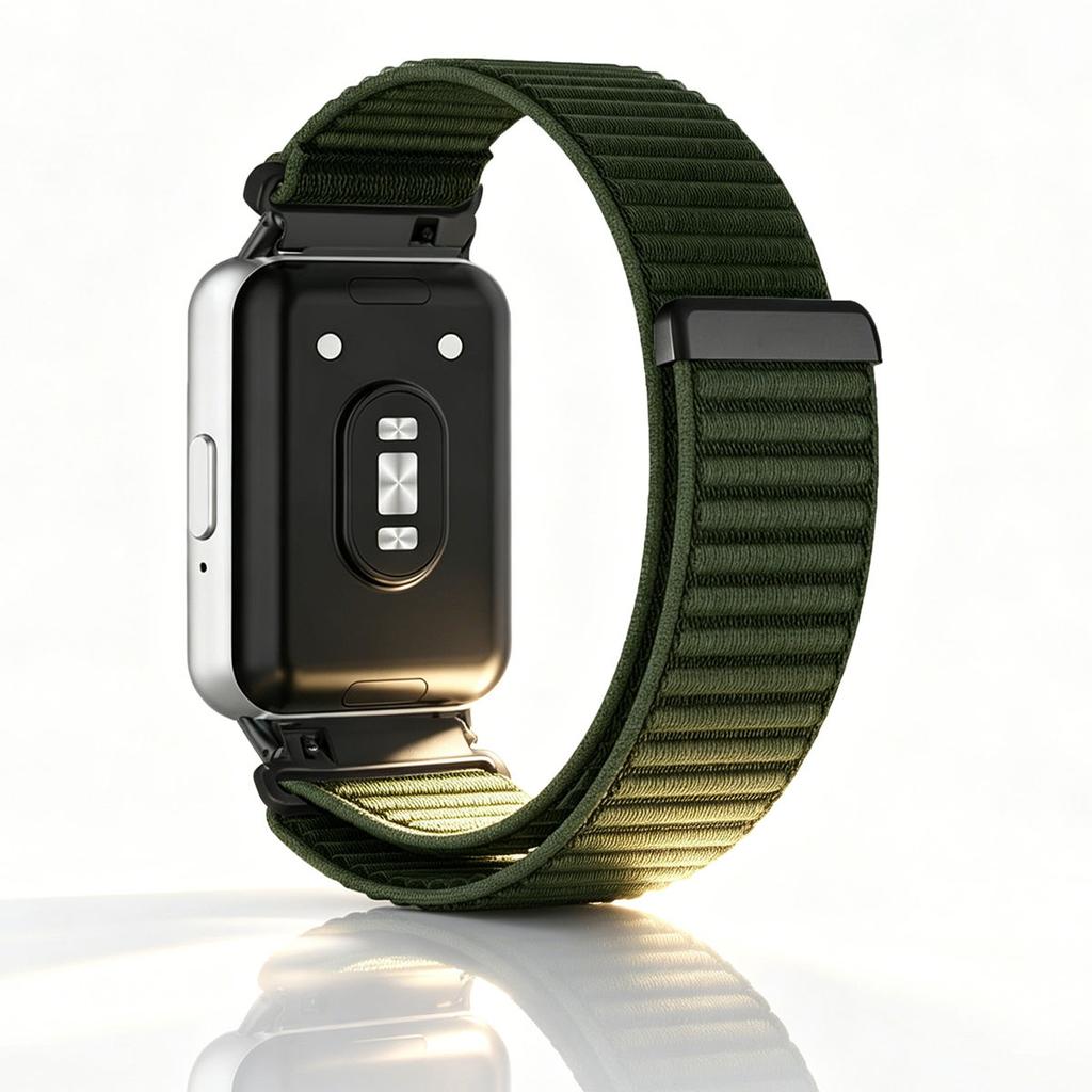 Для Samsung Galaxy Fit 3 Металлический+Нейлоновый Ремешок для Samsung Fit3 Аксессуары для Умных Часов Браслет на Запястье для Fit 3 SM-R390 Браслет Ремень