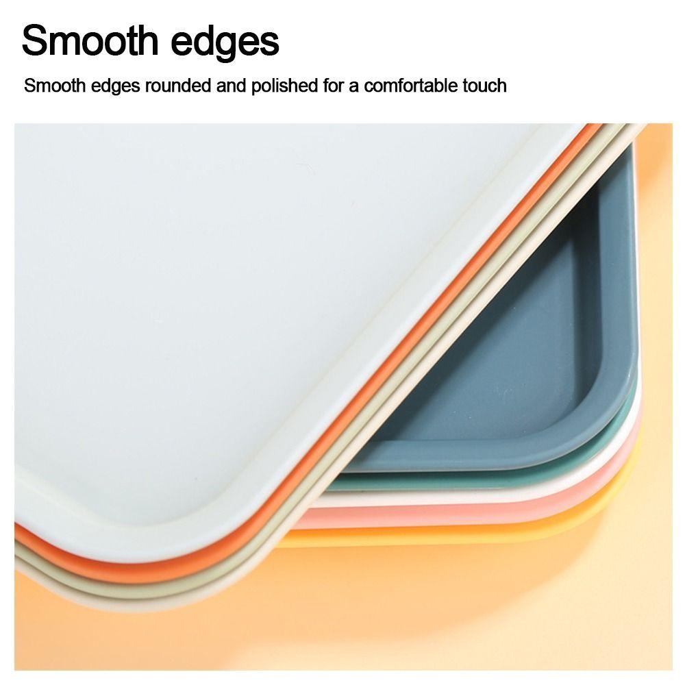 Multiple Colors Pallet Plastic Food Bread Pan Nordic Dessert Pallet  Household