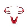3Pcs/Set Steering Wheel Panel Button Switch Cover Sequins For Toyota RAV4 Corolla E210 Avalon 2019 -2023 Car Accessories