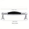 Zinc Alloy Drawer Silvery Long Crystal Handle Dresser Wardrobe Handles for Cabinet Kitchen Pull Cupboard Knob