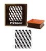 Printtoo Scrap-booking 3 D Cube Pattern Square Wooden Rubber Stamp Craft Textile-2 X 2