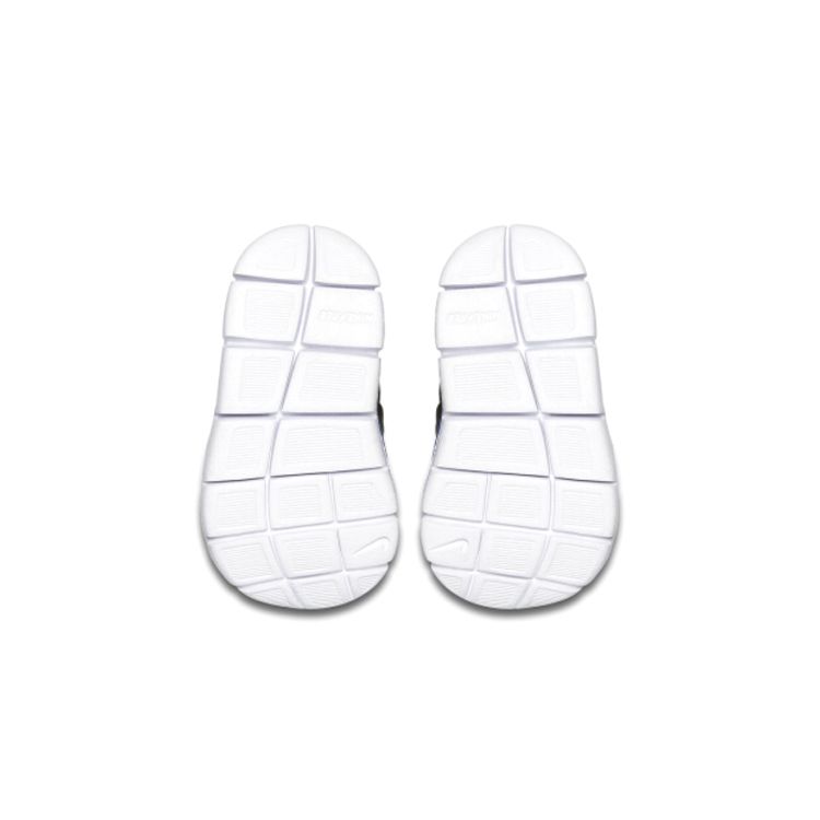 Nike Dynamo Free Low Top Walking Shoes Baby Shoes Black Blue Silver 343938-012