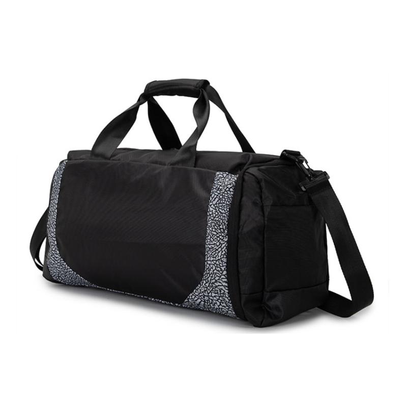 Jordan Полиэстеровая дорожная сумка, спортивная сумка, сумка через плечо, обычная, унисекс, черная, Jordan JD2233014TD-001