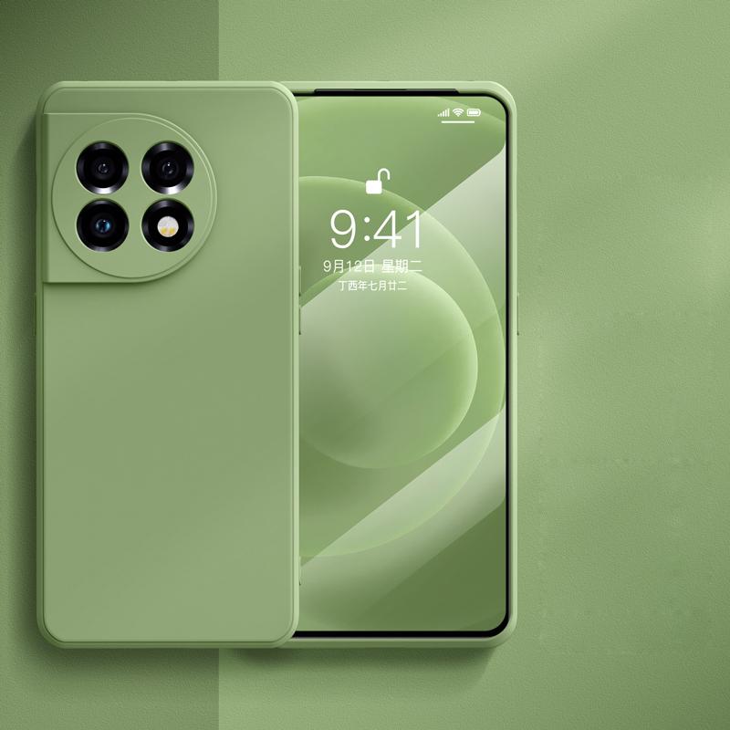 Для OnePlus 11 Чехол квадратный жидкий силиконовый протектор объектива камеры Мягкий чехол для OnePlus 11 One Plus 11 OnePlus11 Противоударный чехол