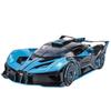 Масштаб 1/24 Модель спортивного автомобиля Bugatti Bolide из сплава Литая металлическая игрушка Гоночные автомобили Звук и свет Коллекция игрушек Подарок для детей