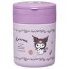 Thermal/Cold Soup Jar 300ml with Folding Handle Antibacterial Sanrio Kuromi Flower Retro LJFO3AG