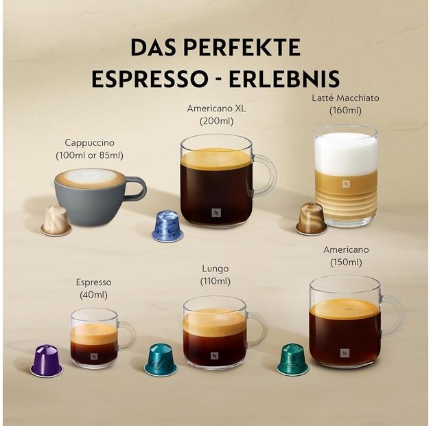 Capsule Coffee Machine Krups XN 630D CitiZ & Milk Platinum