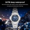 Gohuos 78803 New Square Stainless Steel Waterproof Luminous Date Women's Watch Fashion Business Elegant Leisure Quartz Watches