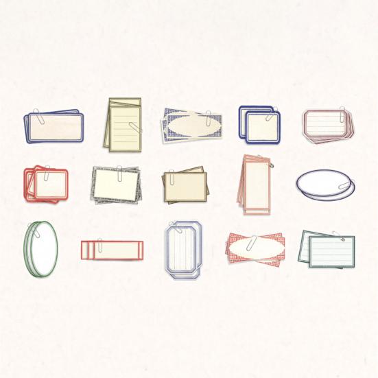 Attractive Vintage DIY Portable Nostalgia Series Pocket Stickers Dormitory Accessory Pocket Stickers