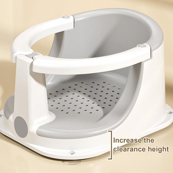 Baby Shower Seat Ergonomic Design Stable Comfortable Bath Chair Toddler Bath Chair Baby Bath Safety Seat