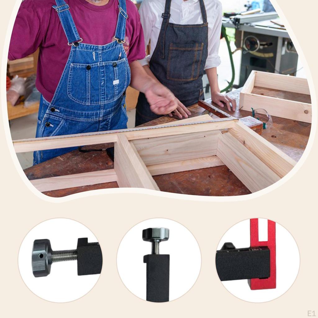 Corner Clamp Set Aluminum Alloy Drawer Assembly Tool Calibration