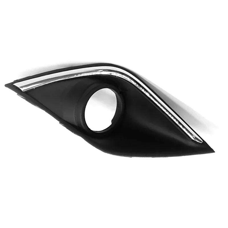 1/2pcs Car Front Bumper Fog Light Cover Trim Bezel for Mitsubishi Outlander 2016-2021