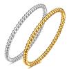 New Bracelet Simple 5mm Round Beads Fashion Bracelet All-Match Titanium Steel Bracelet