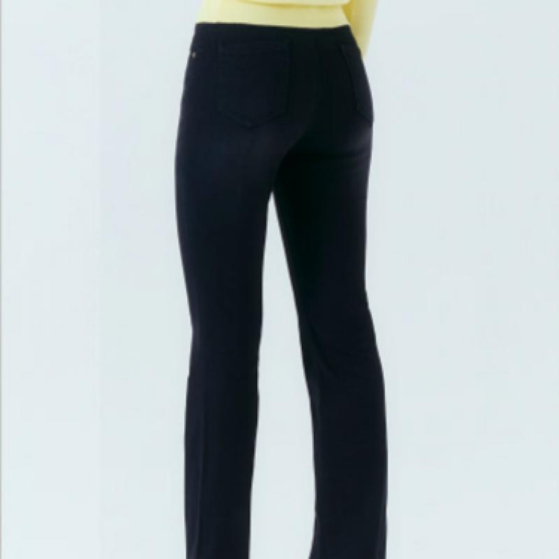 Bang Bang Women S Semi Flare Stretch Denim Black