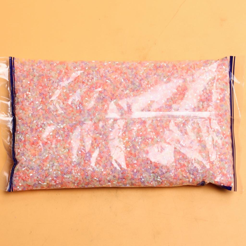 Около 52000 шт. цвет макарон, акриловые ювелирные изделия «сделай сам», аксессуары 2*3 мм, круглые бусины-трубки для изготовления браслетов