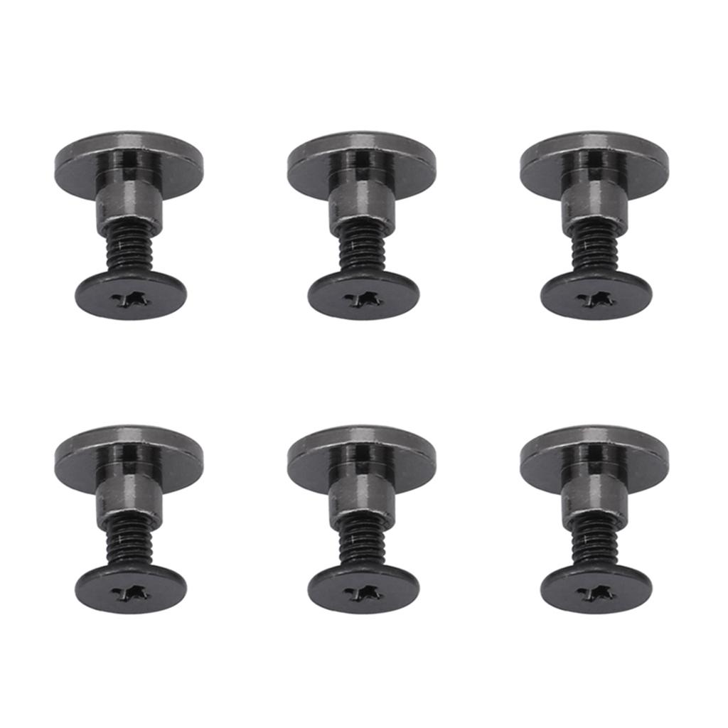 20 комплектов латунных заклепок с плоской головкой для ремней и ремешков, винты для багажа и изделий из кожи, 5 мм 8 мм