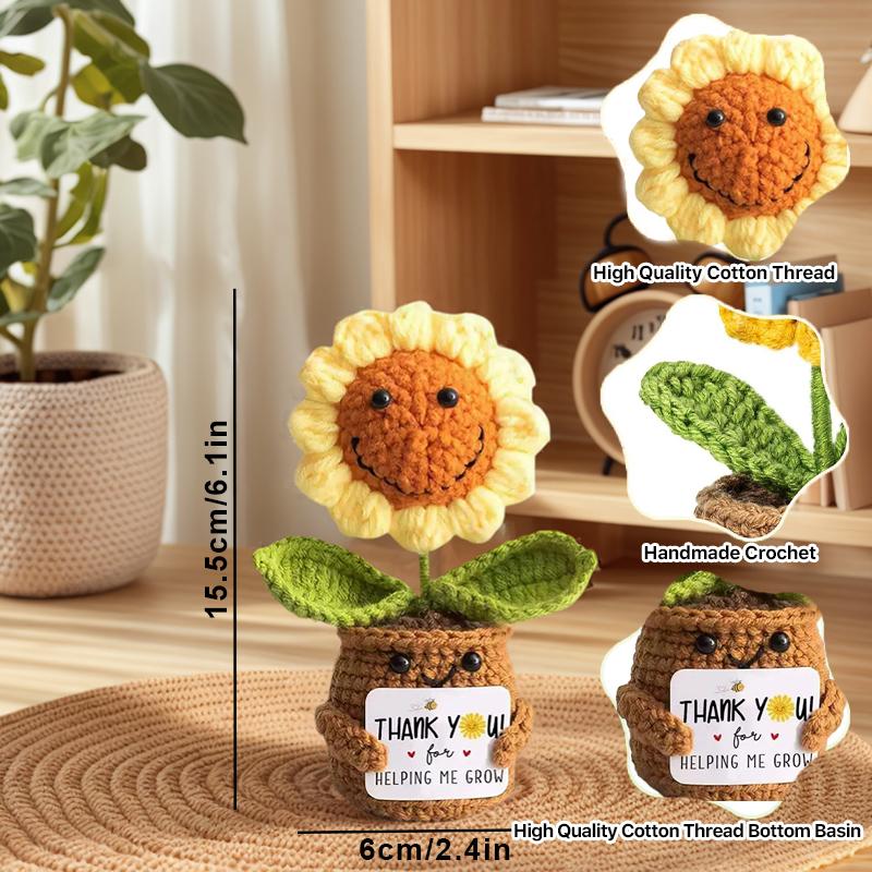 Custom Crochet Dolls Handmade Pocket Hug Animal Positive Plant Bespoke Unique Knitted Doll Plush Toy Gift For The One I Love