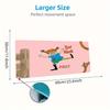 Pippi Longstocking Custom Name Large Size Mouse Pad Large Gaming Table Cushion Non-slip Laptop Tablet Big Mousepad XXL Mat Mini PC Playmat With Lock e