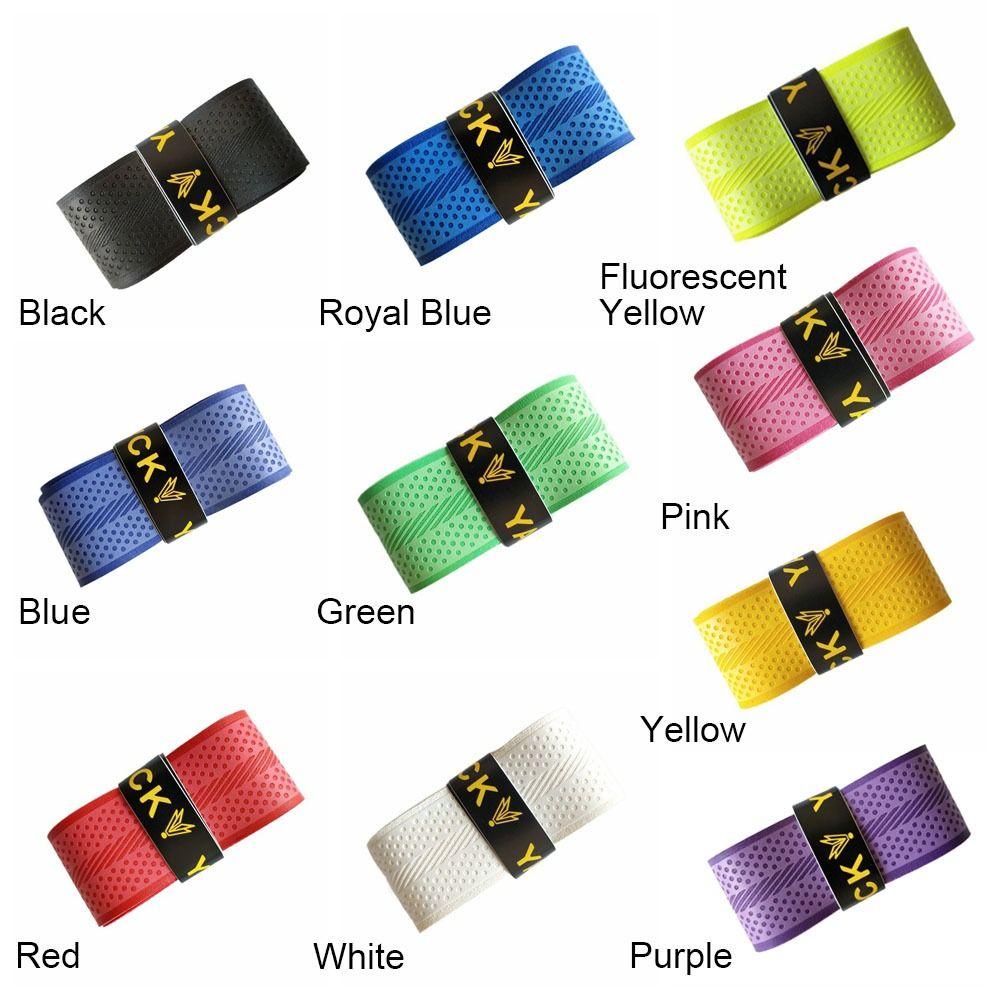Multi-color Tennis Racquet Sweatband Non-Slip Over Grips Breathable Grip Tape