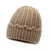 Windproof Coldproof Knitted Hat Thick Beanies Fashion Bonnet Caps  for Women Men