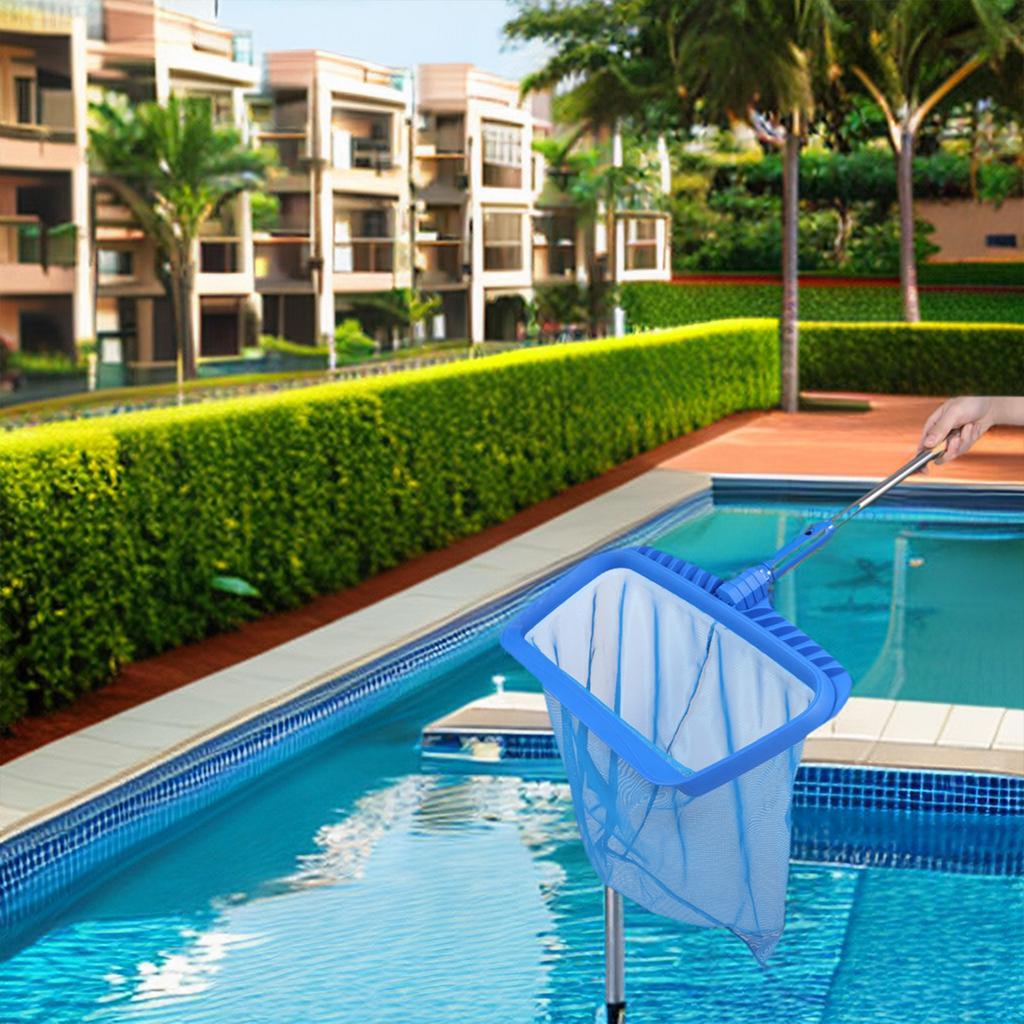 Скиммеры для бассейна Сетка Алюминиевый очиститель для бассейна Сетка для очистки листьев в бассейне Сетка-грабли с мелкой сеткой Принадлежности для прудов Фонтаны