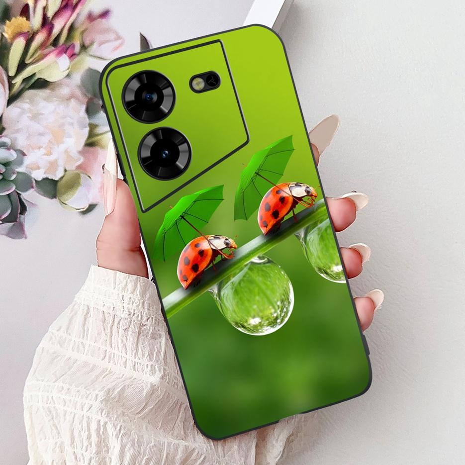 For Tecno Pova 5 Case LH7n Cute Fashion Pattern Cover Soft TPU Phone Cases For Tecno Pova 5 Pro LH8n Pova5 Pro Back Cover Bumper