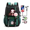 Anime Adults Large Capacity Backpack Bags Demon Slayer Nezuko Kawaii Cartoon School Bag forManga To Travel Daily Girls Bookbags