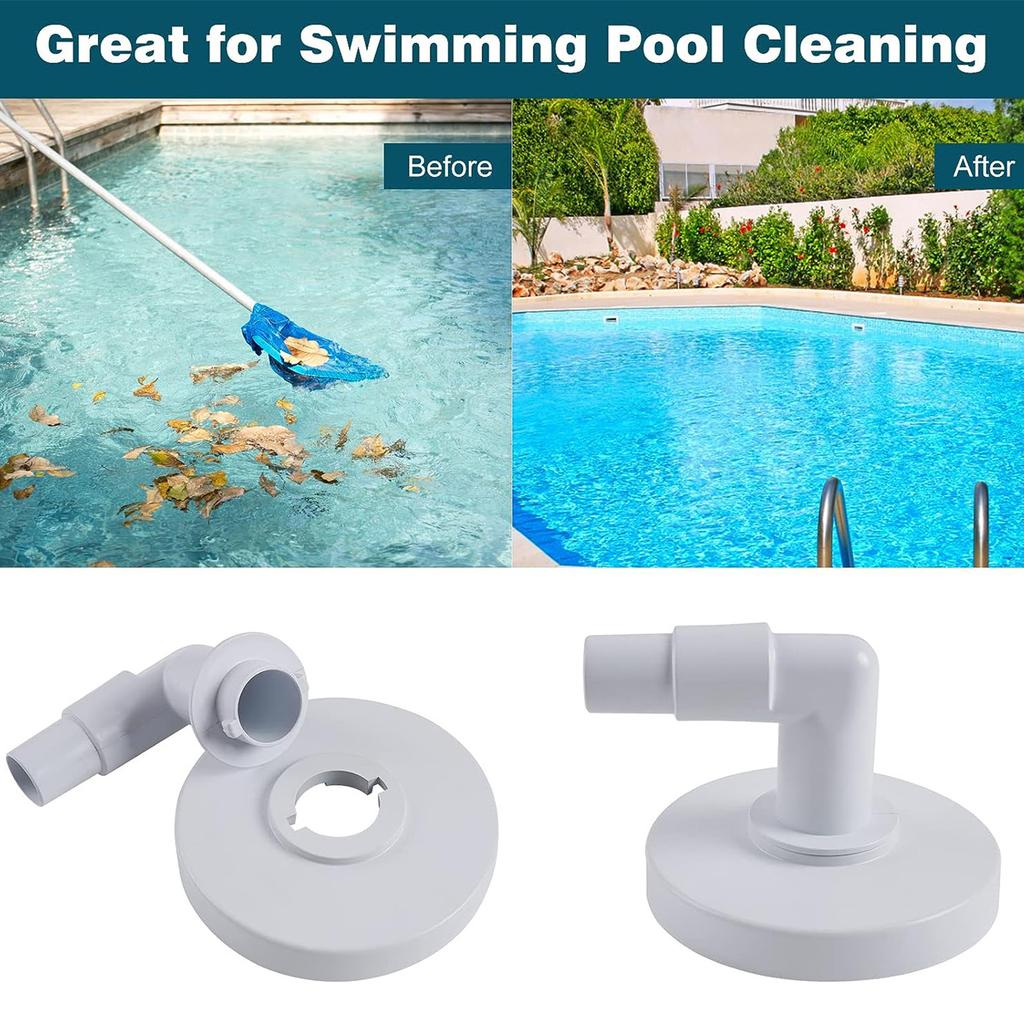 Swimming Pool Hose Cuff Skimmer Adapter Pool Cleaning Tool Vacuum Plate Replacement Skimmer Basket Compatible for SP1096