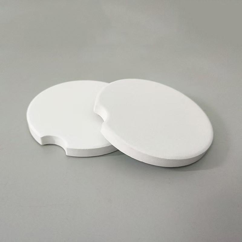 2Pcs Absorbent Ceramic Car Coaster Anti-slip Heat-insulating Absorbent Coaster Car Stable Universal Auto Cup Holder Cup Pad