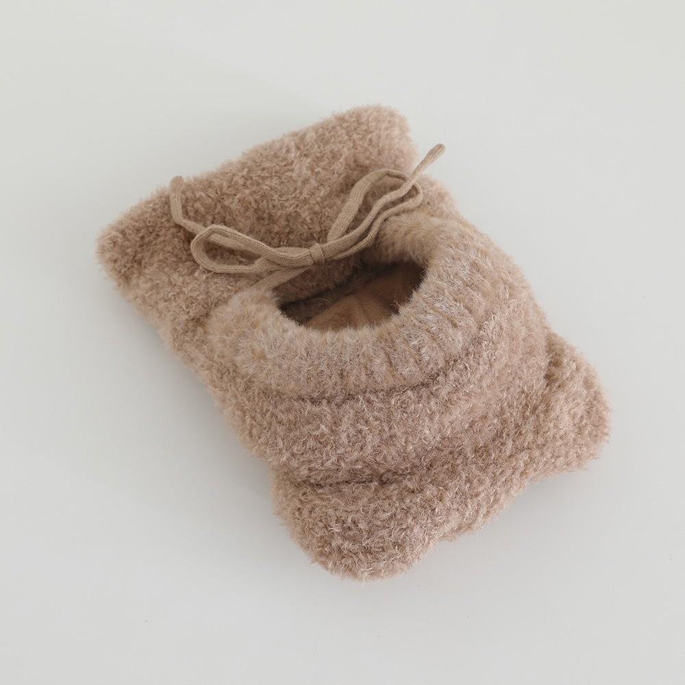 Thickened Hooded Scarf Hat Knitted Thick Warm Balaclava Dog Ear Cap Kids Winter Beanie Outdoor