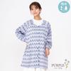 Liberty Floral Front with Scandinavian Suitable for Kitchen Japanese FREE [NAIGAI] Apron, Stylish, Button, Water-Repellent, Pockets, Style, Yukata,