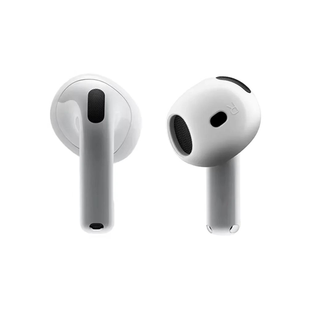 Мягкие силиконовые противоскользящие насадки для ушей для AirPods 4-го поколения 2025 Ультратонкие сменные насадки Покрытие-кожа для наушников AirPods 4