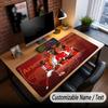 Large Mouse Pad Bukayo Saka Print Custom Name Text Desk Mat for Office Gaming