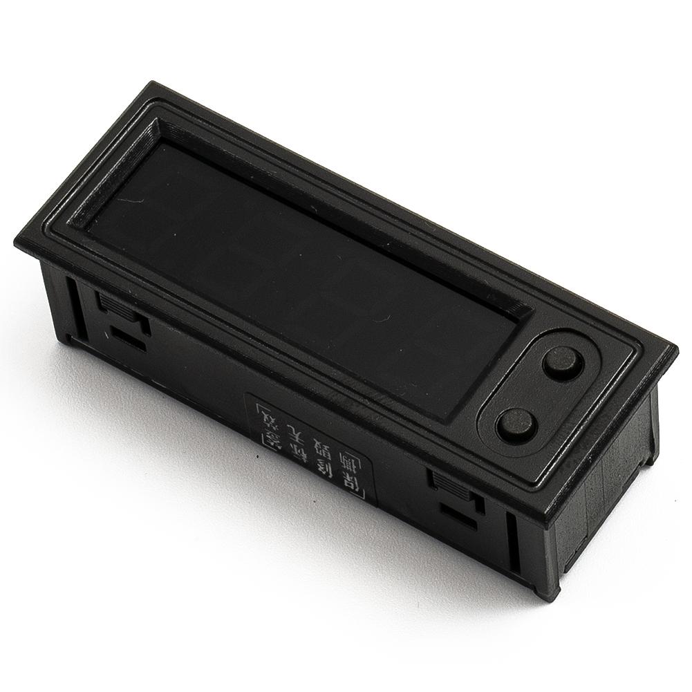 Часы автомобильный вольтметр светодиодный цифровой дисплей PP DC 5-27 В для помещений 1 шт. Красный 12 В