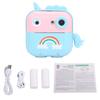 Kids Instant Print Camera 2.4inch HD Digital Video Children Camera with Printing Paper App Support for 3 14 Years Old