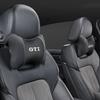 2026 Hot For Volkswagen VW 1Pcs Leather Car Logo Headrest Seat Neck Protection Pillow For VW GTI Polo Golf 6 7 8 Passat CC Tigua