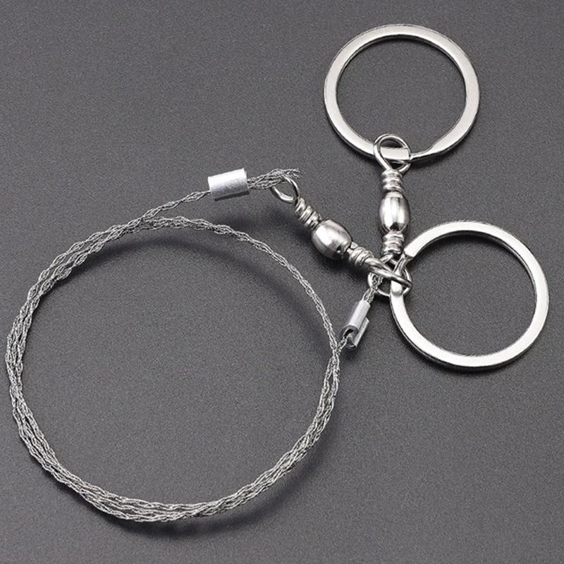 Канатная пила прочная легкая аварийная пила для выживания карманная пила с вращающимся лезвием