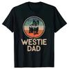Unisex Tshirt Westie West Highland Terrier Dog Graphic Tee Crew Neck Short Sleeve Retro Pet Lover Print Casual Daily Top