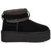 UGG Овчина Универсальные Удобные Модные Модные Короткие Зимние Ботинки Женские ботинки Черный 1144041-BLK