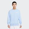 Nike Спортивная одежда Клубный флисовый пуловер с вышитым логотипом, мужские топы Pleasure-Cobalt-Blue BV2663-479