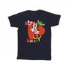 Girls Minnie Mouse So Sweet Strawberry Cotton T-Shirt