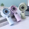 USB Rechargeable Handheld Fan Digital Display Personal Fan Portable Fan  Student Use